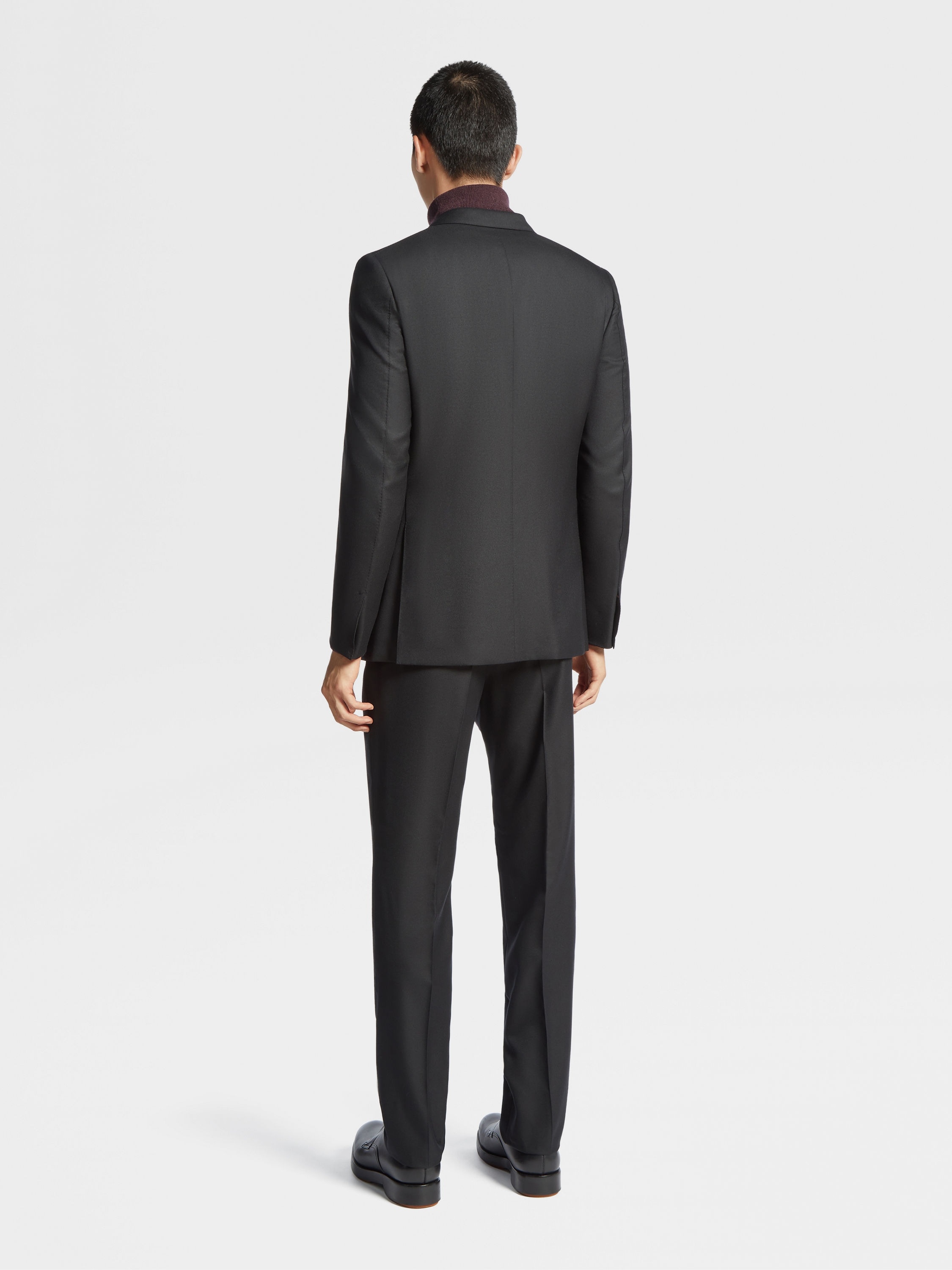 BLACK OASI CASHMERE SUIT - 4