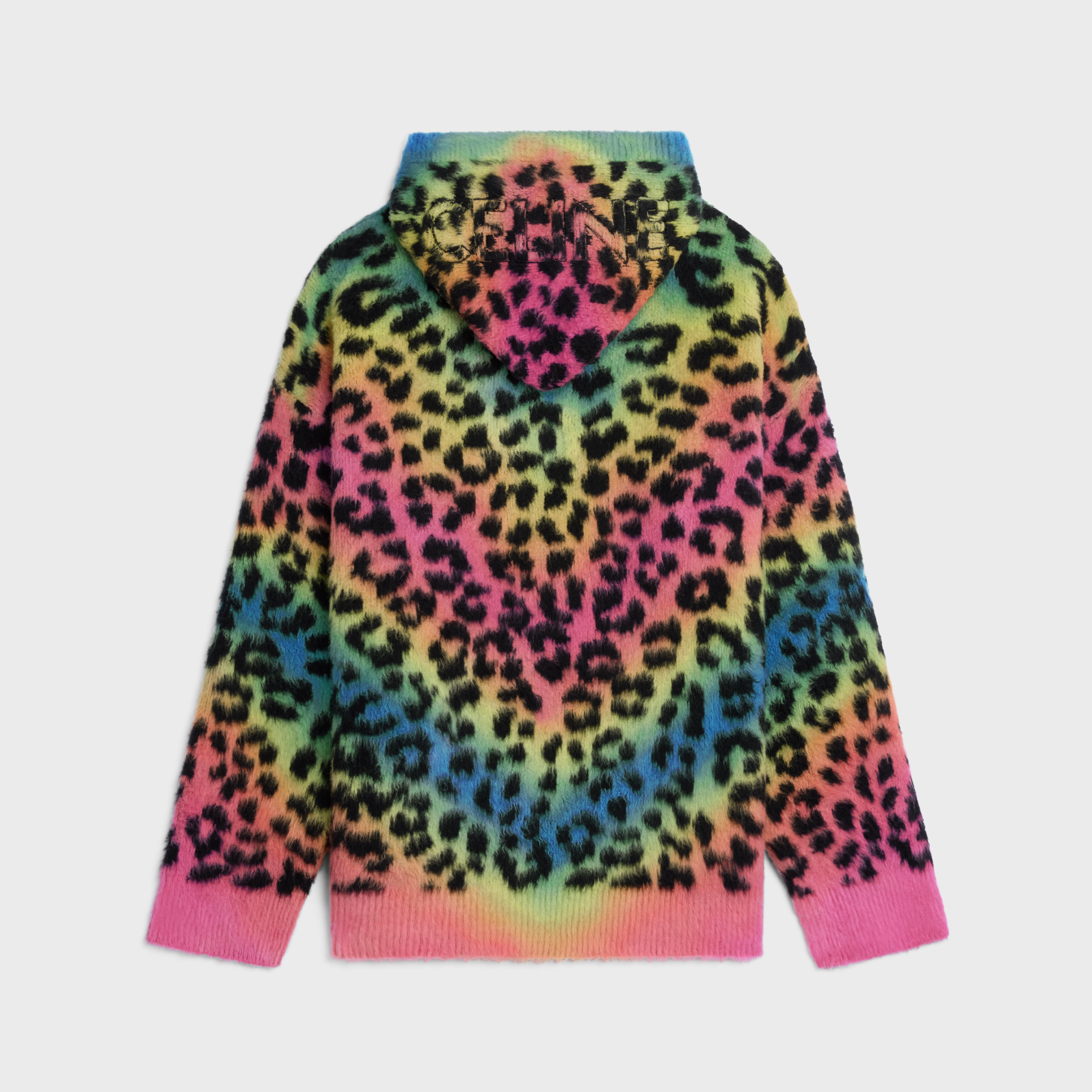oversized baja in leopard print brushed cotton - 2