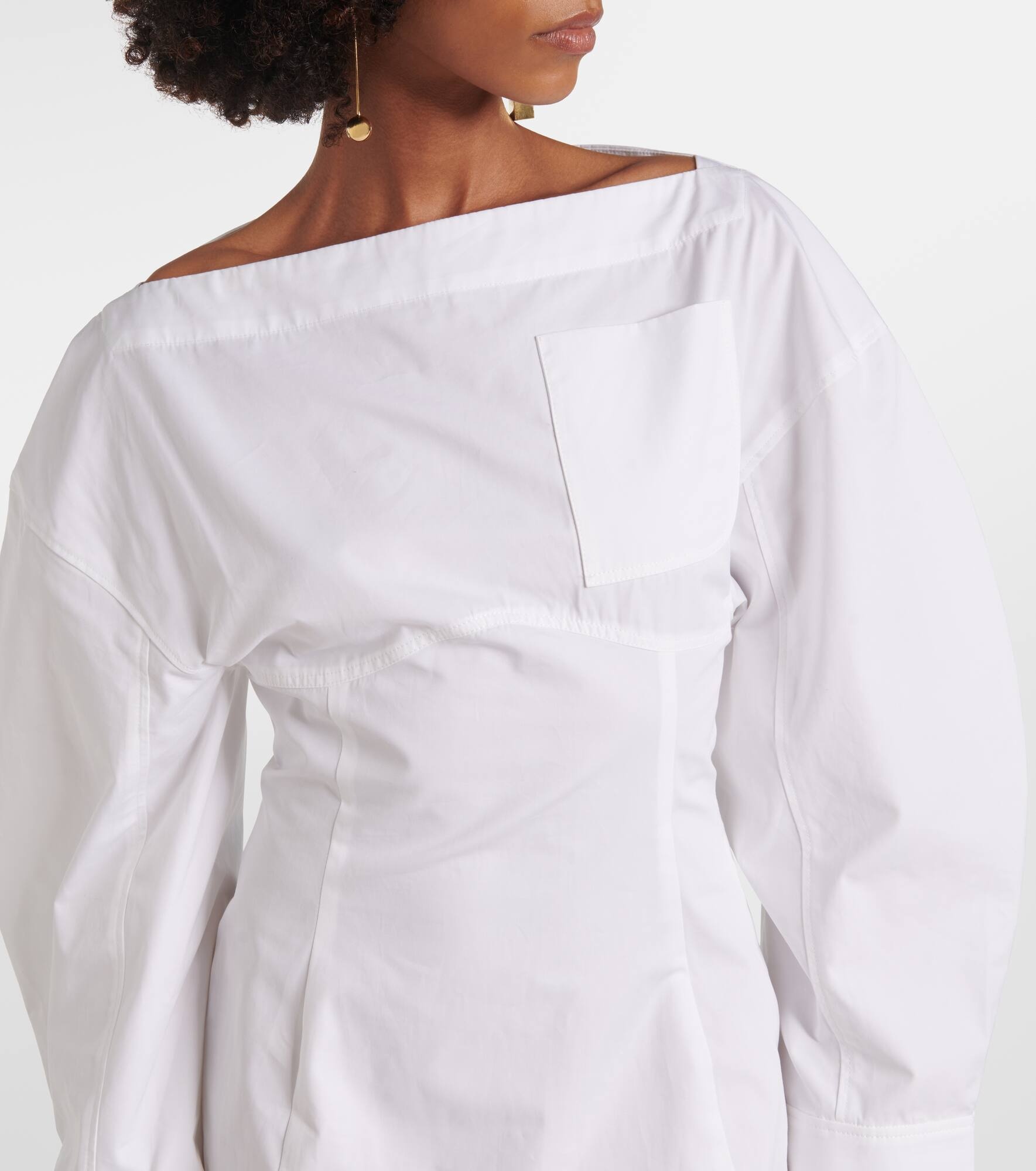 La Robe Chemise Casaco cotton minidress - 4