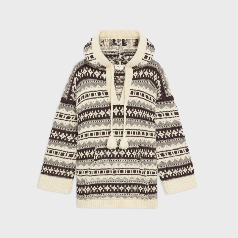 OVERSIZED SHETLAND BAJA PULLOVER 1