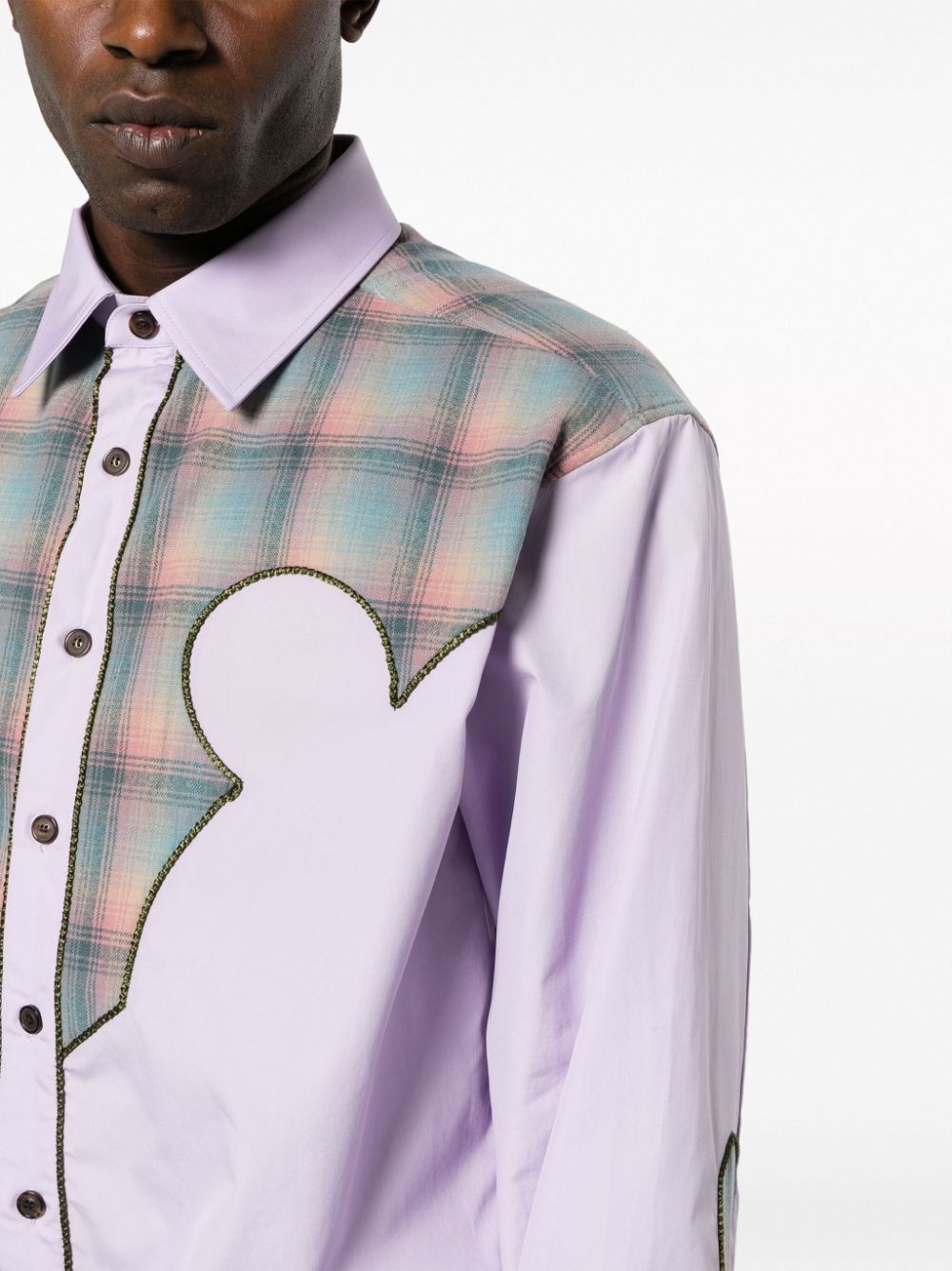 Western-style long-sleeve shirt - 5