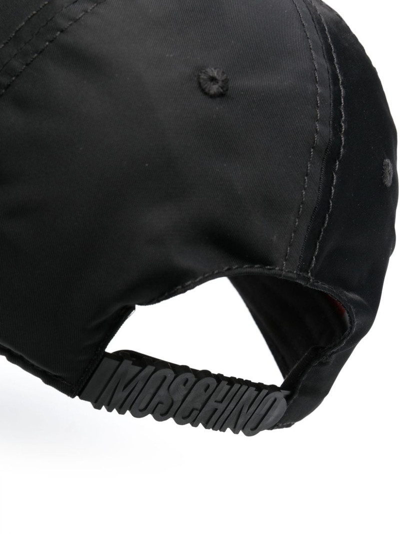 Moschino logo-appliquÃ© baseball cap outlook
