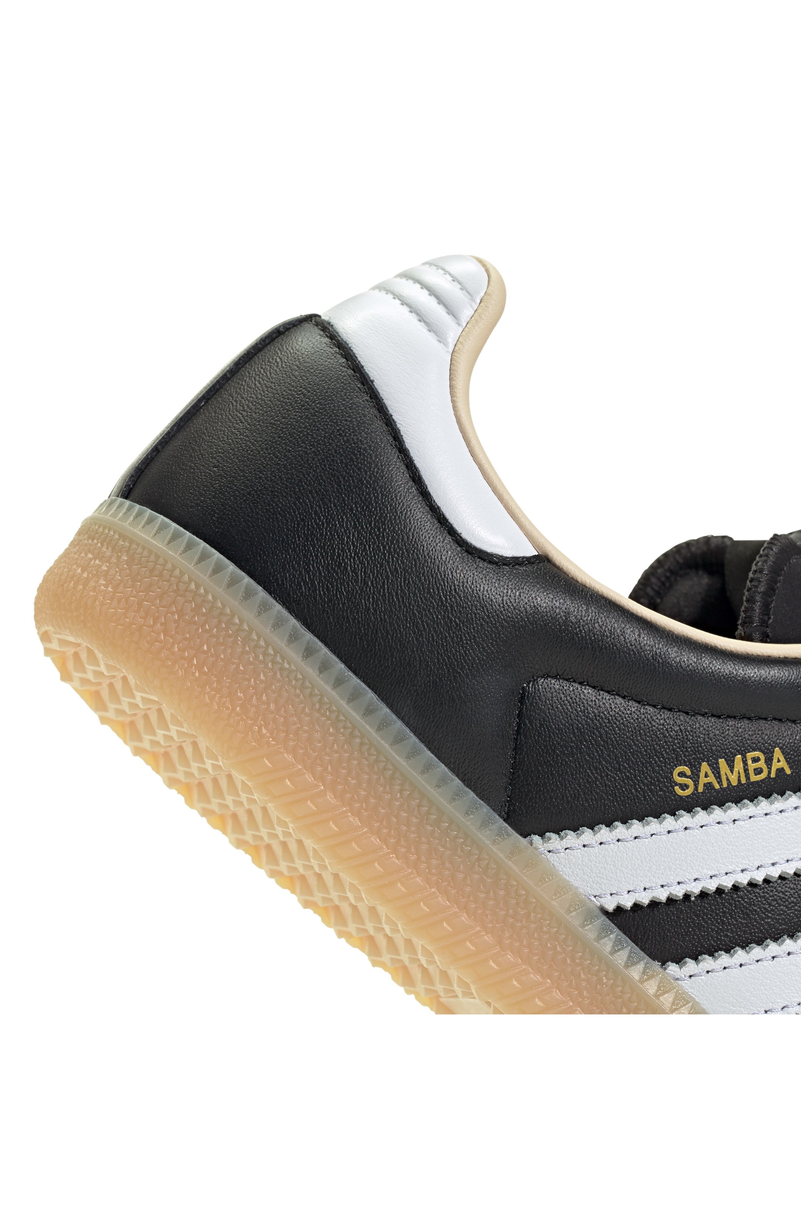 adidas Samba OG Sneaker in Black/White/Gum at Nordstrom - 8