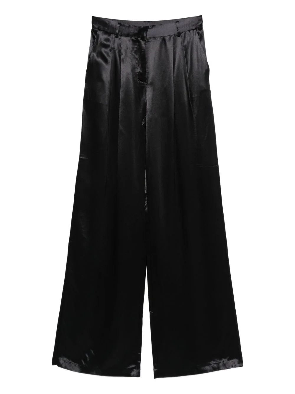 pleat-detail trousers - 1