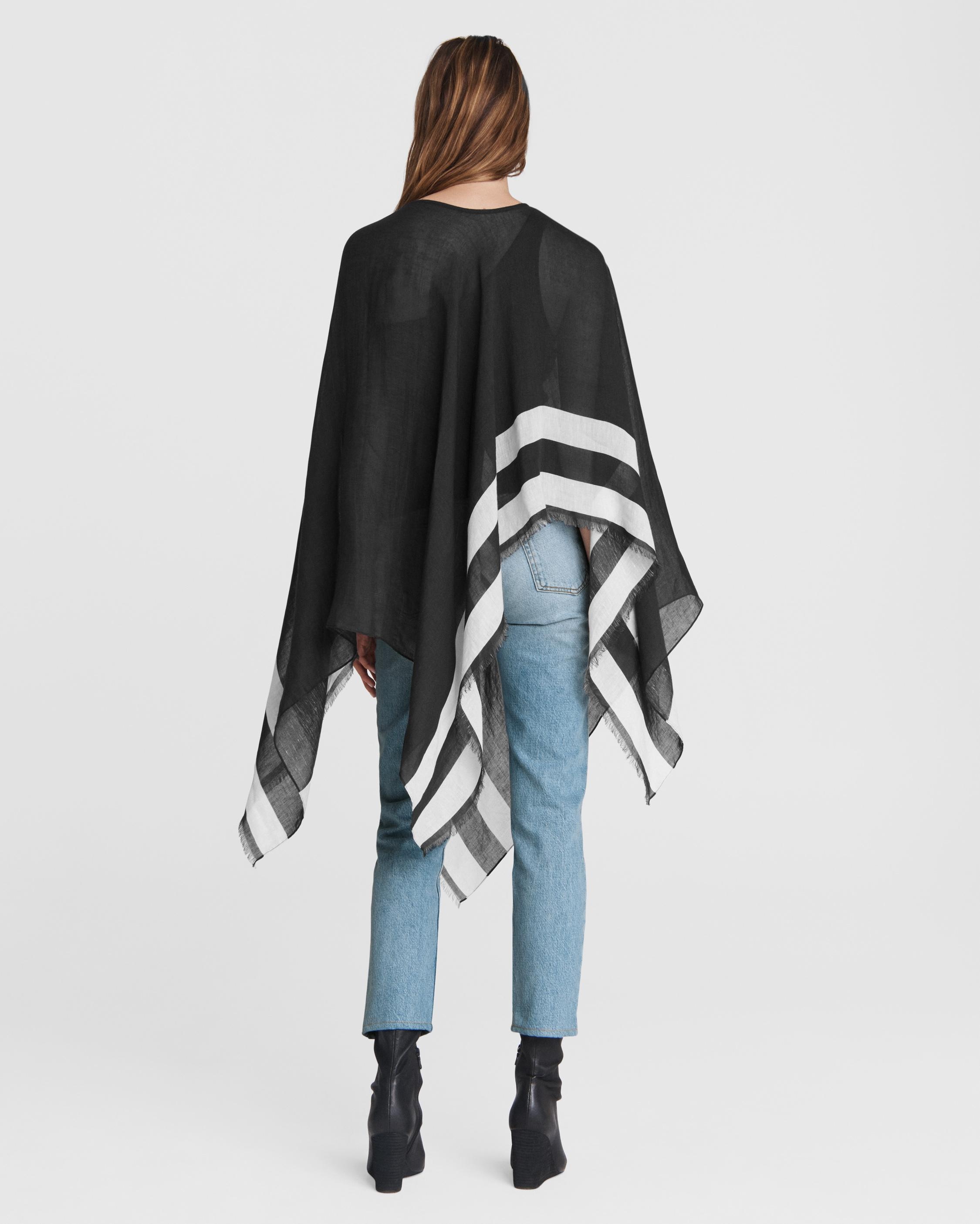 Hera Linen Beach Wrap
Lightweight Poncho - 5
