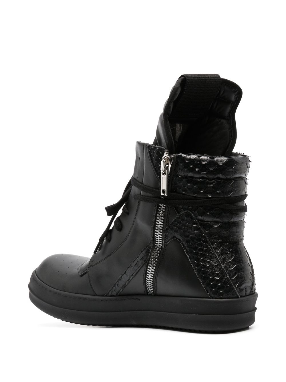 Geobasket leather high-top sneakers - 3