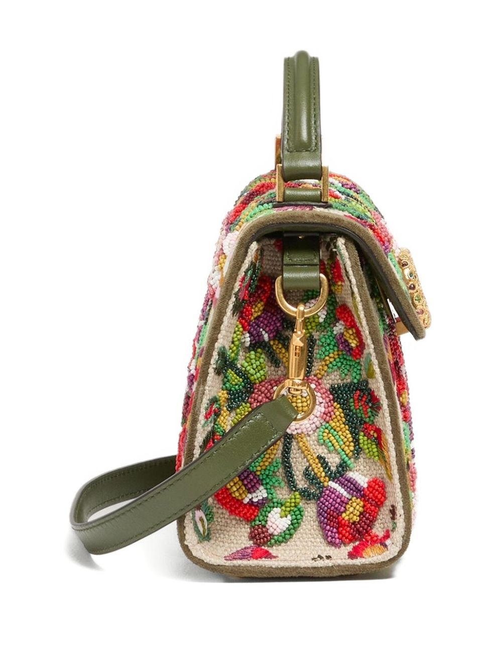 bead-embellished tote bag - 6