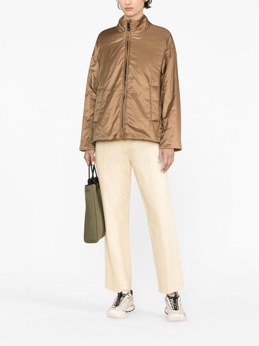 high-neck padded jacket - 2
