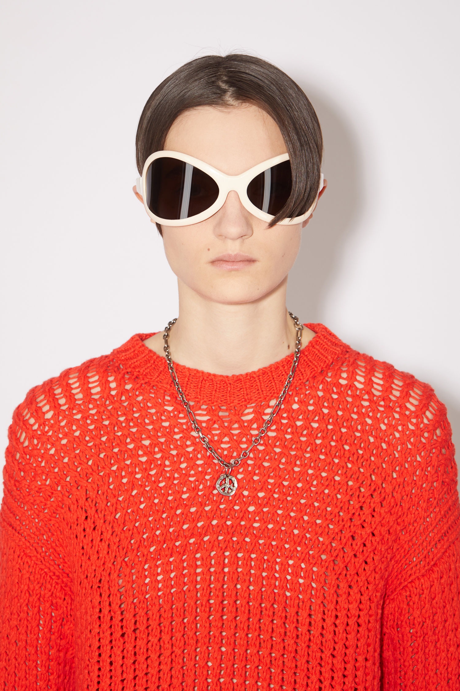 Crew neck sweater - Bright Red - 6