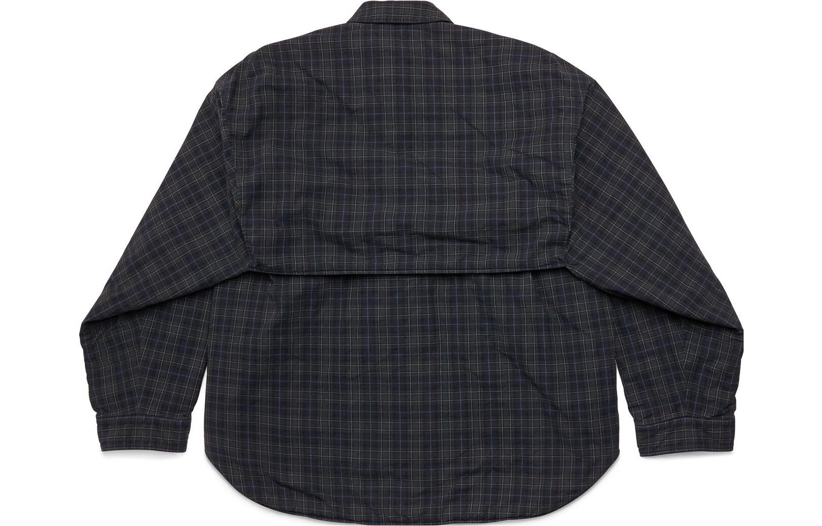 Balenciaga Detachable Sleeves Shirt Large Fit 'Grey' 751728TOM172952 - 2