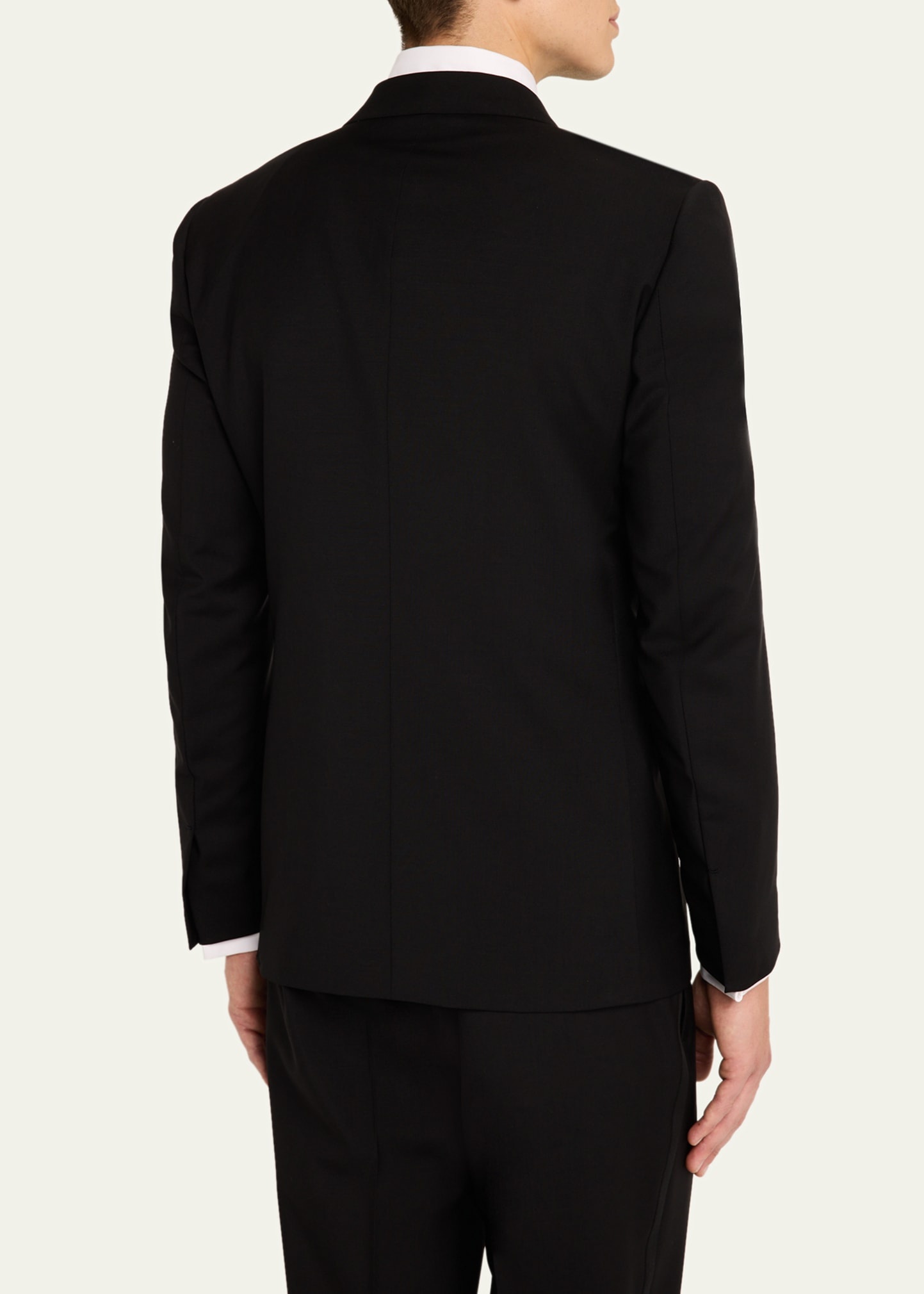 Men's Wool-Mohair Solid Tuxedo - 7