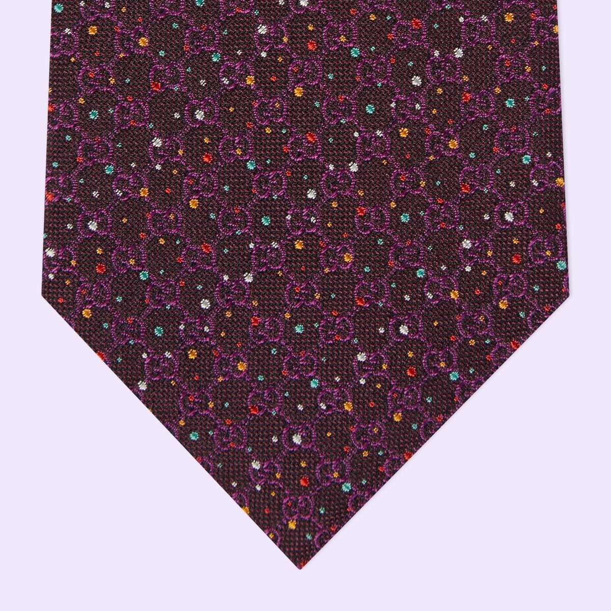 GG dots silk jacquard tie - 4