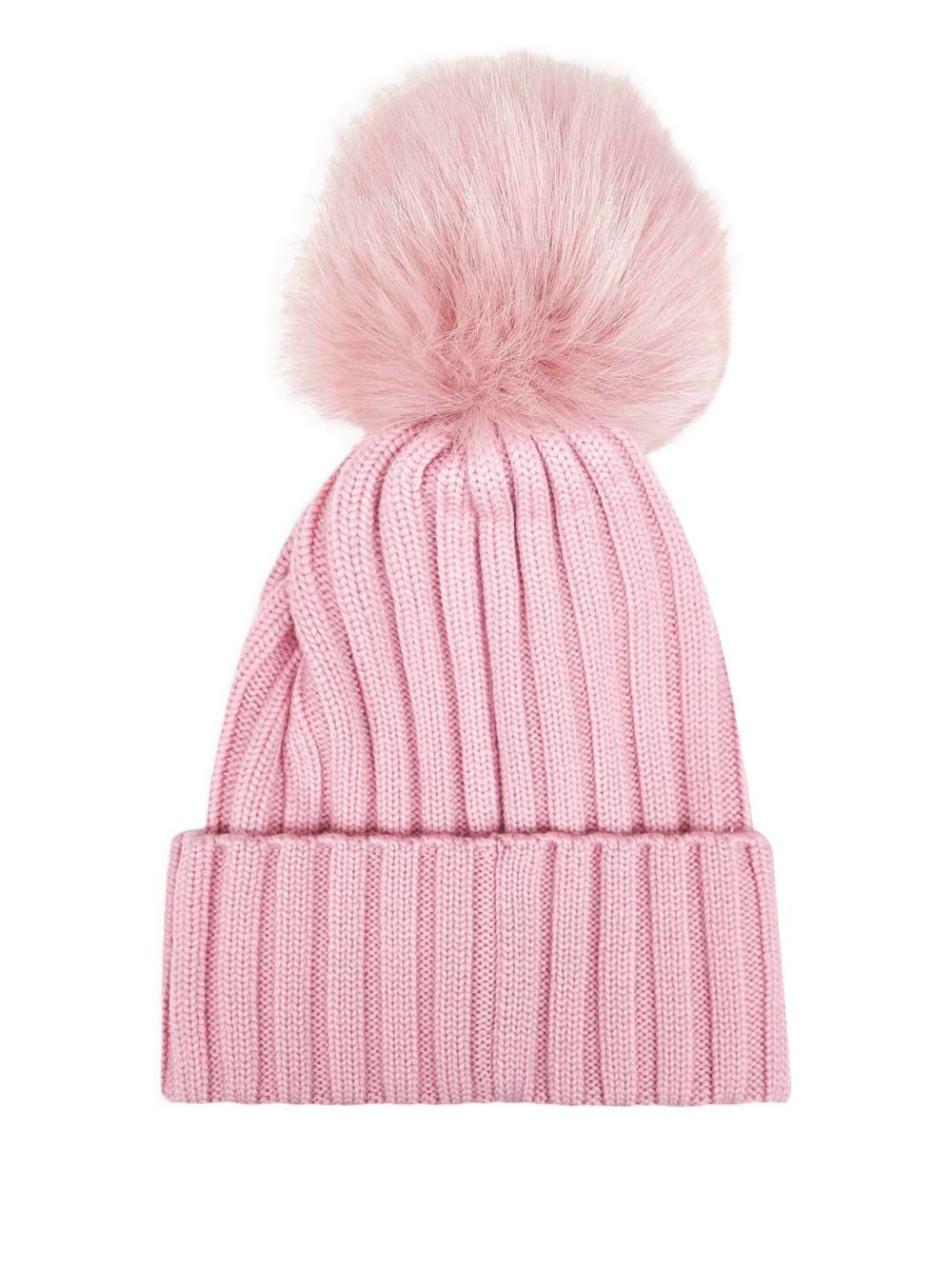 ribbed pom-pom beanie - 2