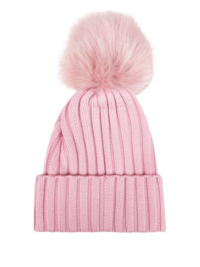 Moncler ribbed pom-pom beanie outlook