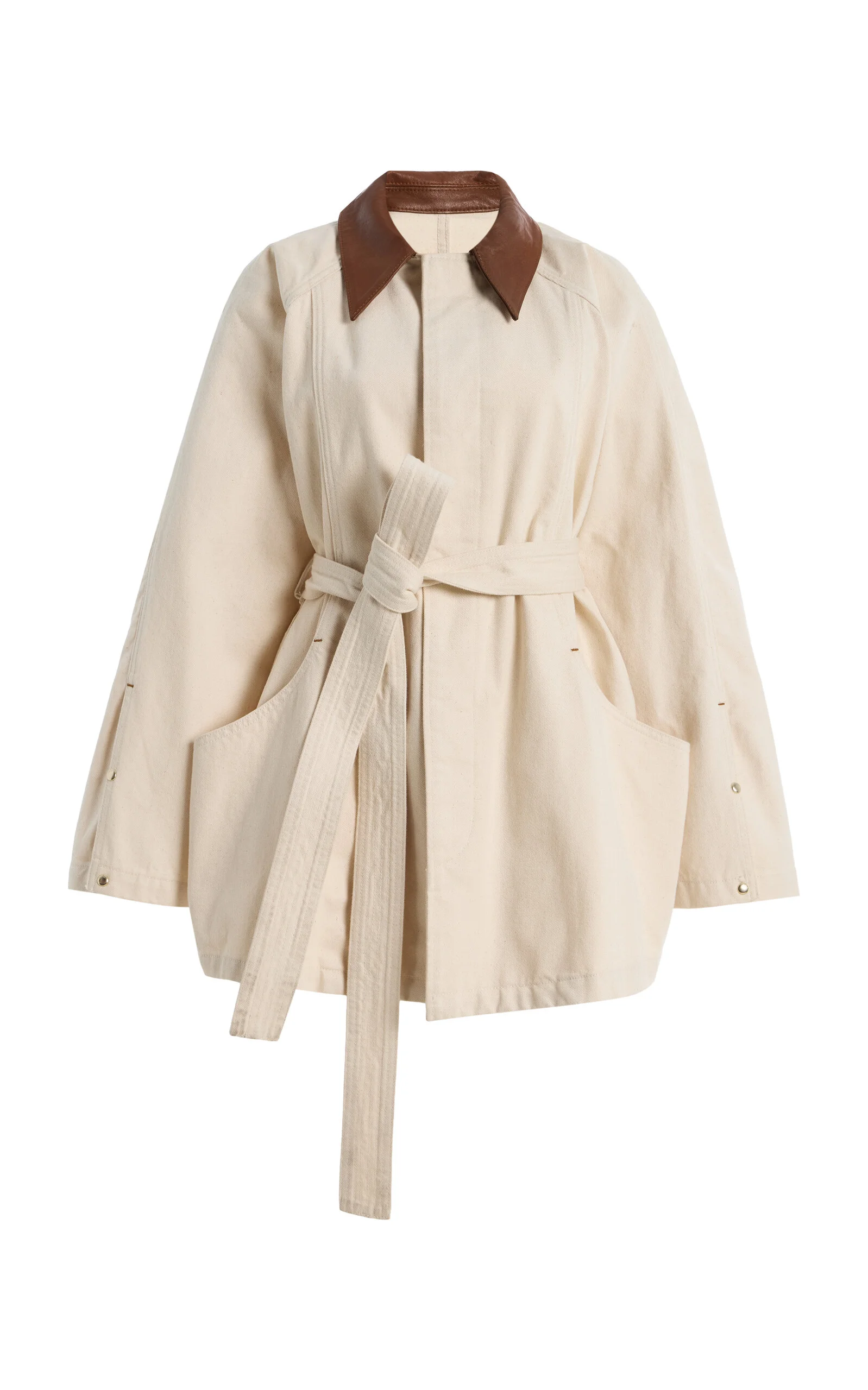 Sweep Denim Jacket ivory - 1