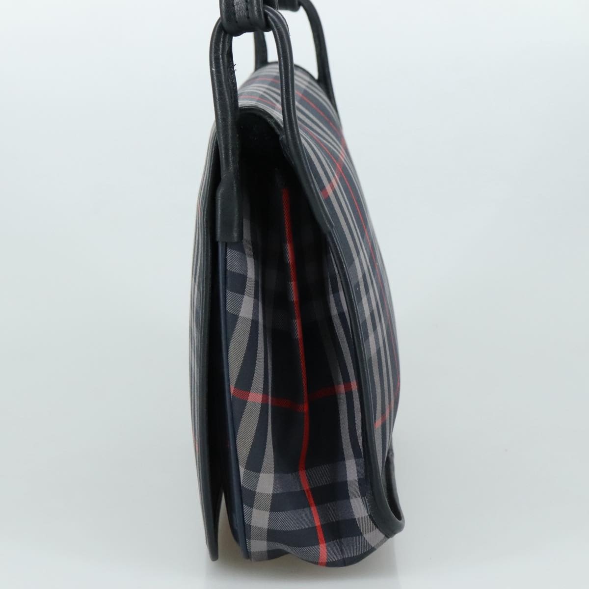 Burberry Nova Check Shoulder Bag Canvas Navy - 4