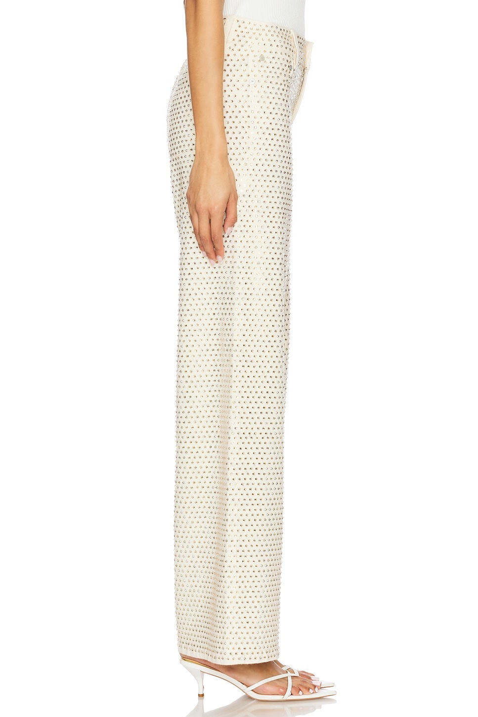Trish Low Rise Embellished Baggy Jean - 3