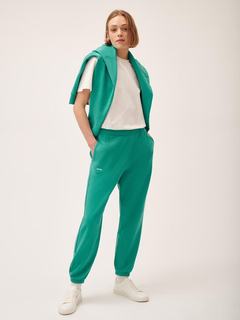 PANGAIA Womens 365 Midweight Track Pants - Mangrove-Turquoise outlook