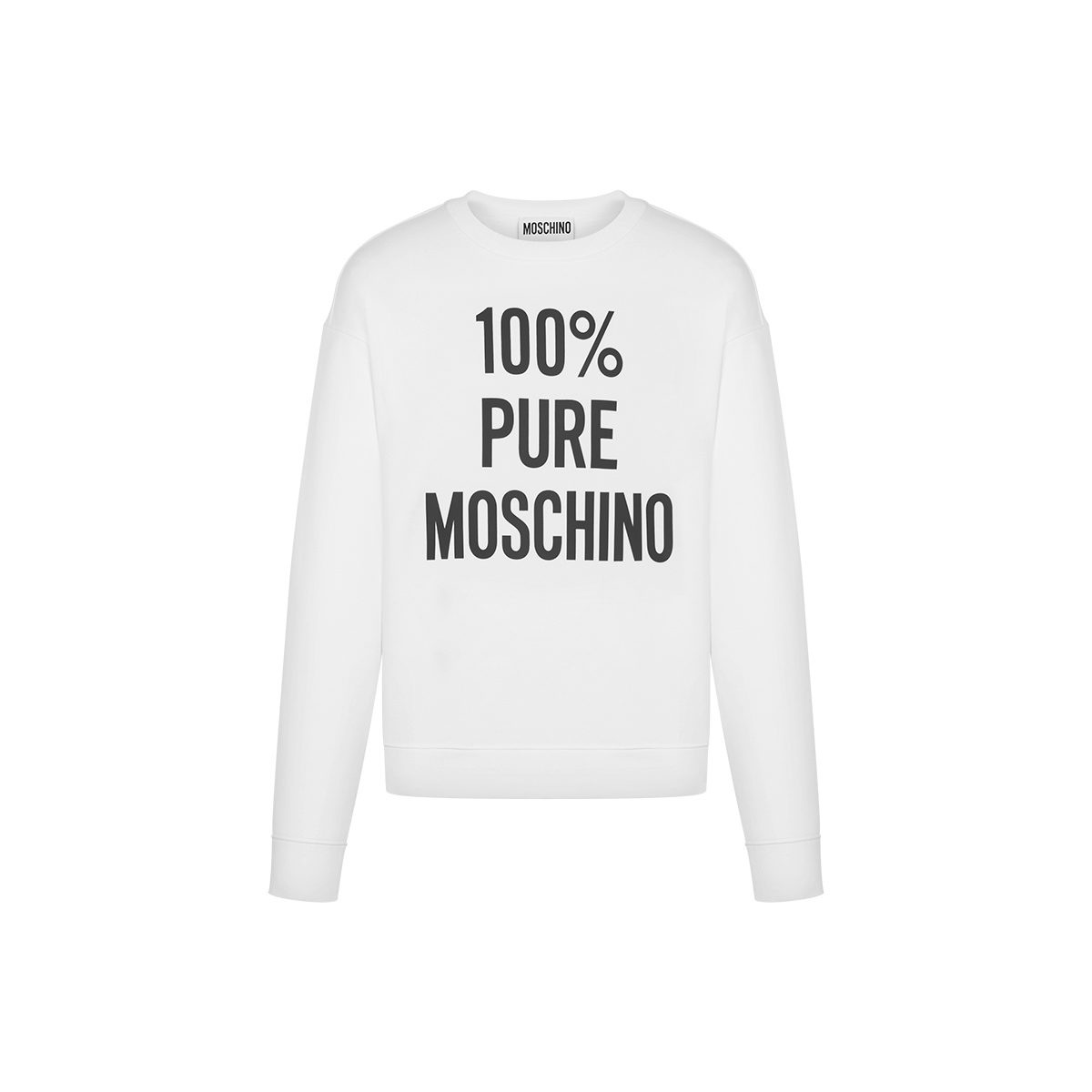 100% PURE MOSCHINO ORGANIC COTTON SWEATSHIRT - 6