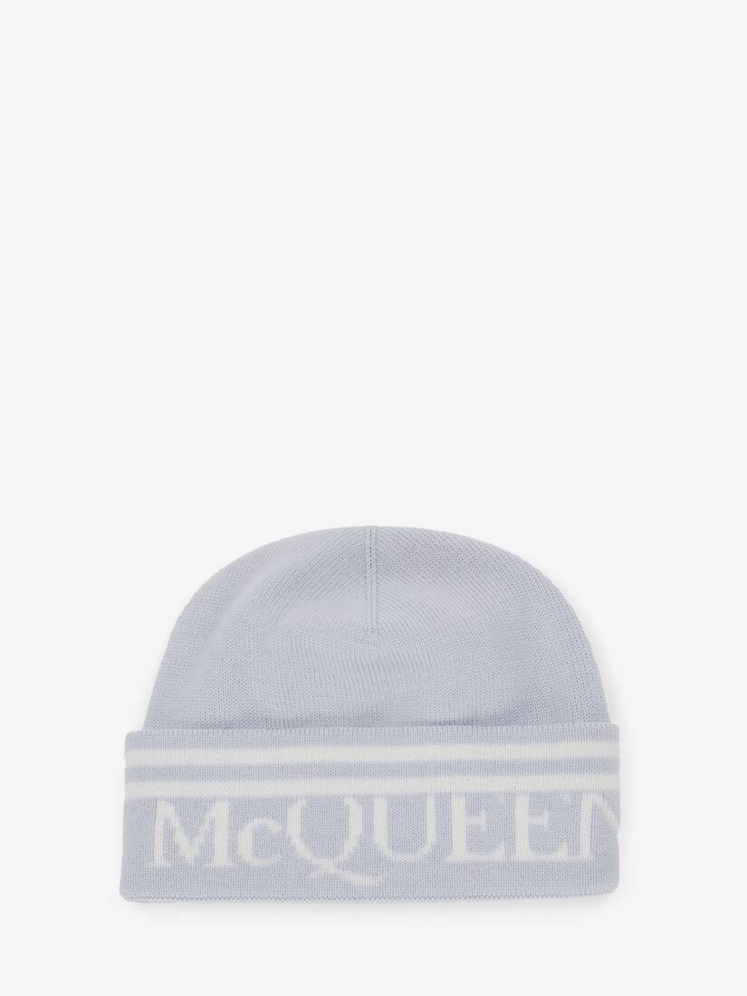 Women's McQueen Knit Beanie in Lilac/ivory - 1