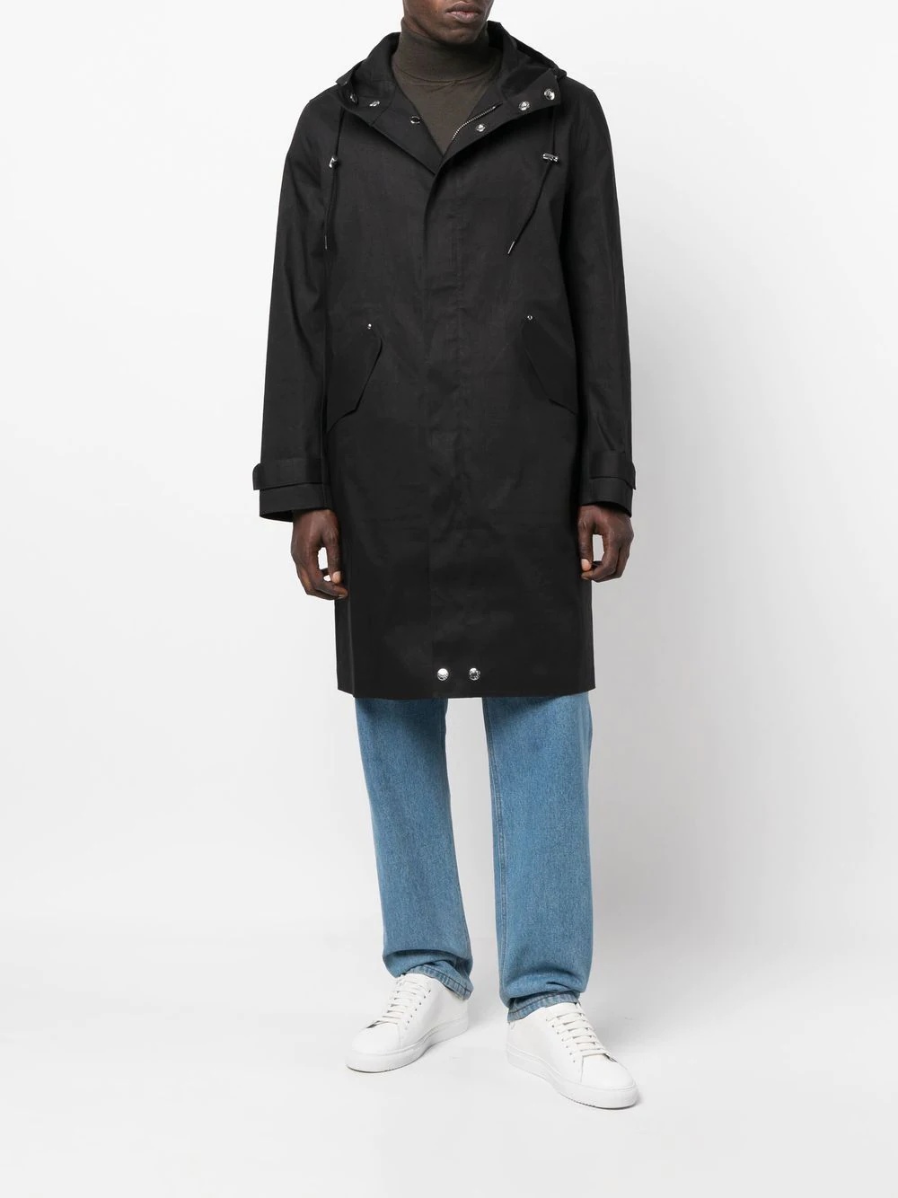 Granish cotton hooded coat - 2