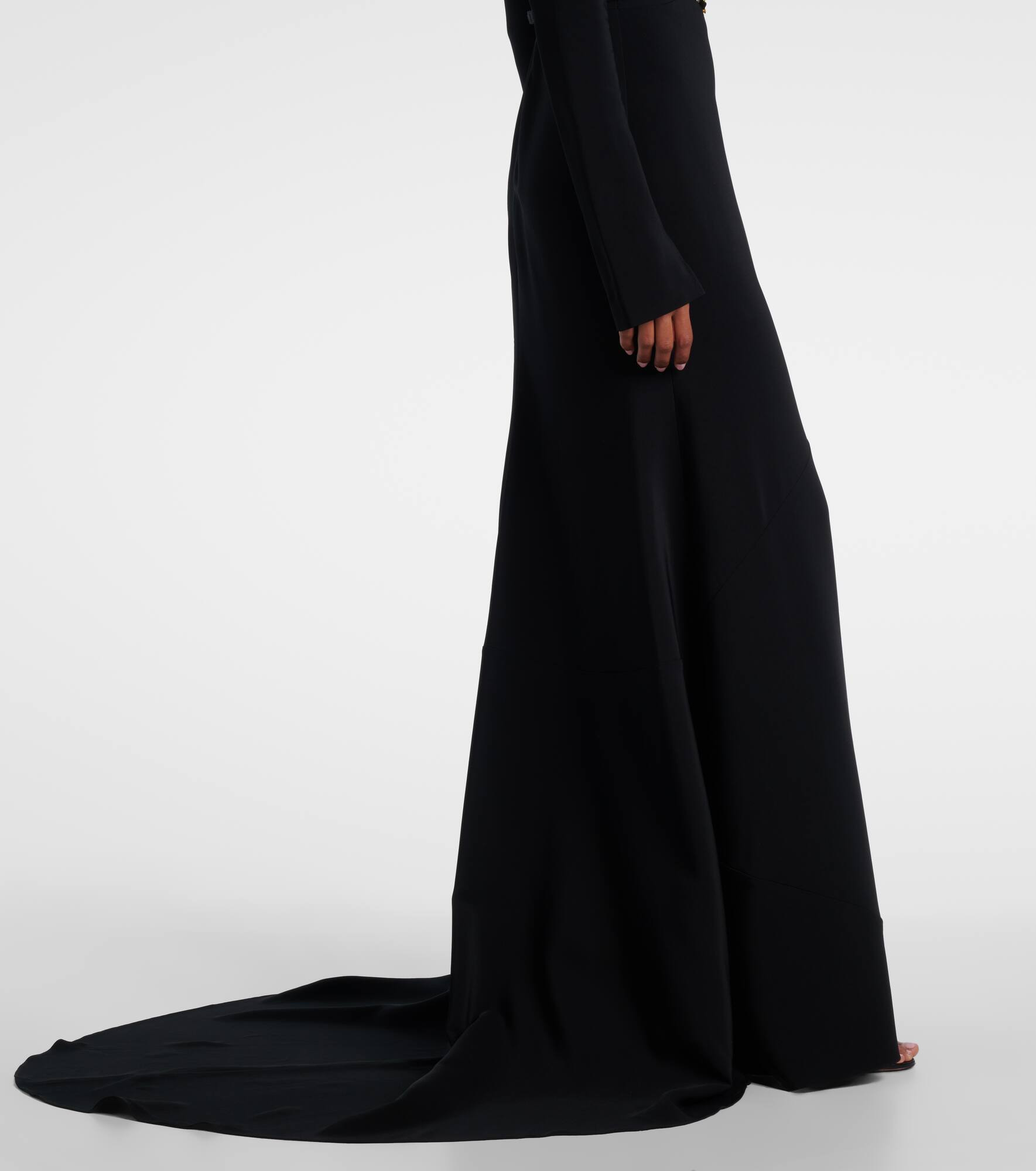 Belted cady gown - 6