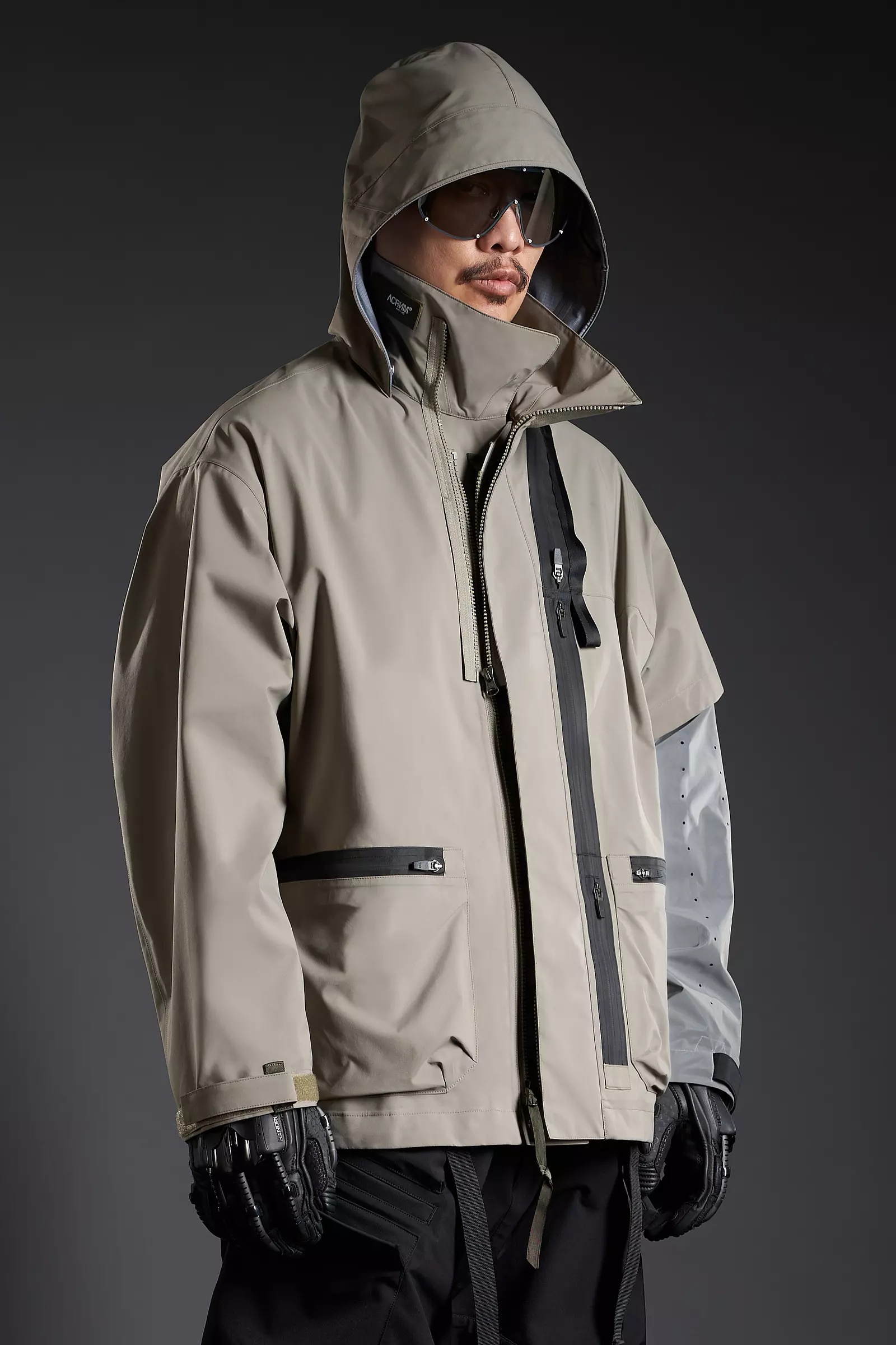 J115-GT-EX 3L Gore-Tex Pro Interops Jacket ALPHA GREEN / SILVER - 11