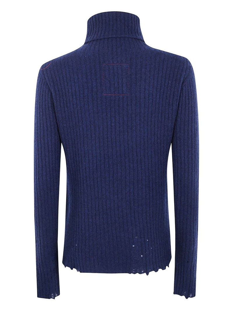 UMA WANG ribbed turtleneck sweater outlook