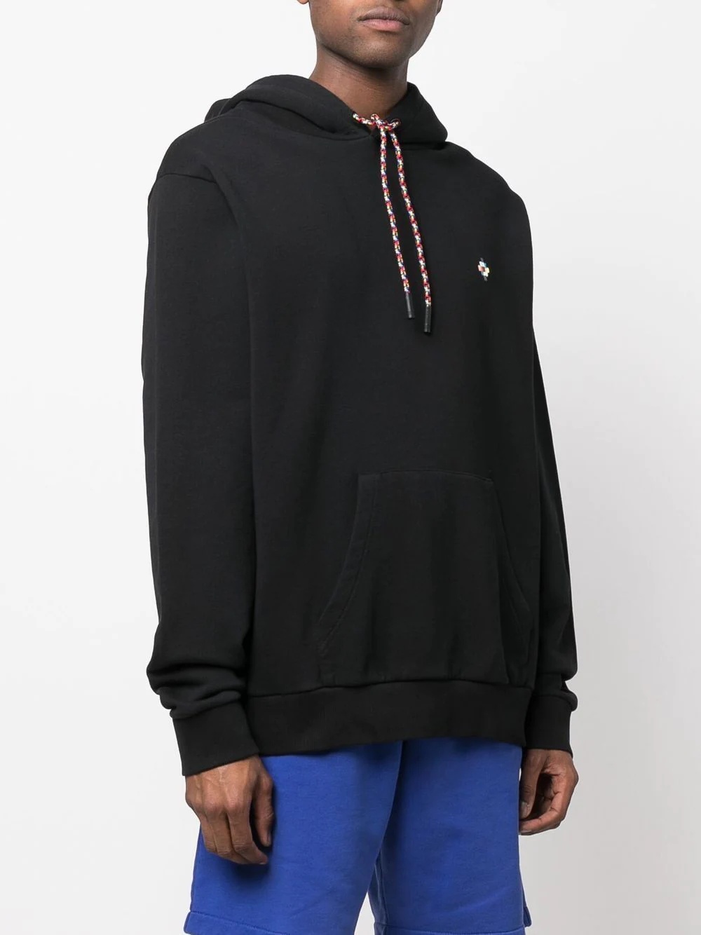 embroidered-logo hoodie - 3