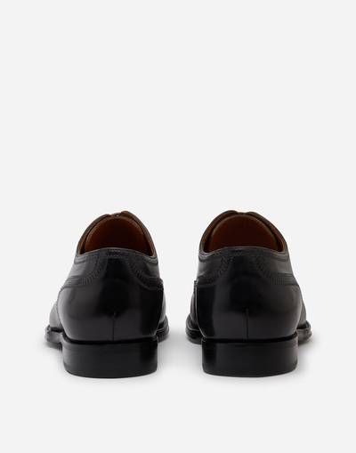 Dolce & Gabbana Brogue derby in giotto paint calfskin outlook