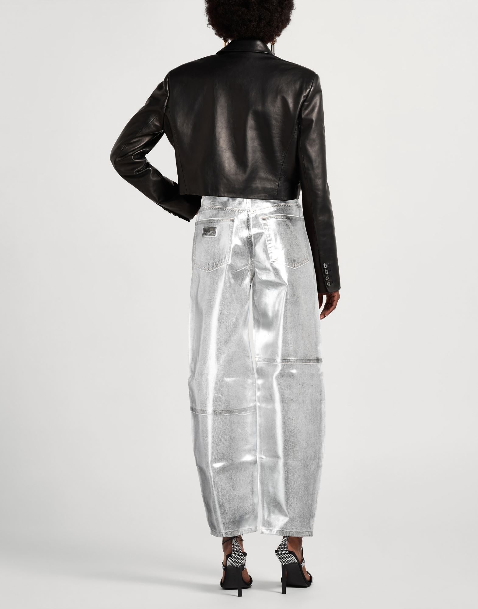 Silver Women's Denim Pants - 3