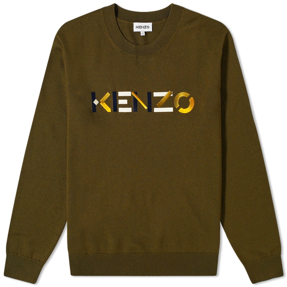 Kenzo Embroidered Logo Crew Knit - 1