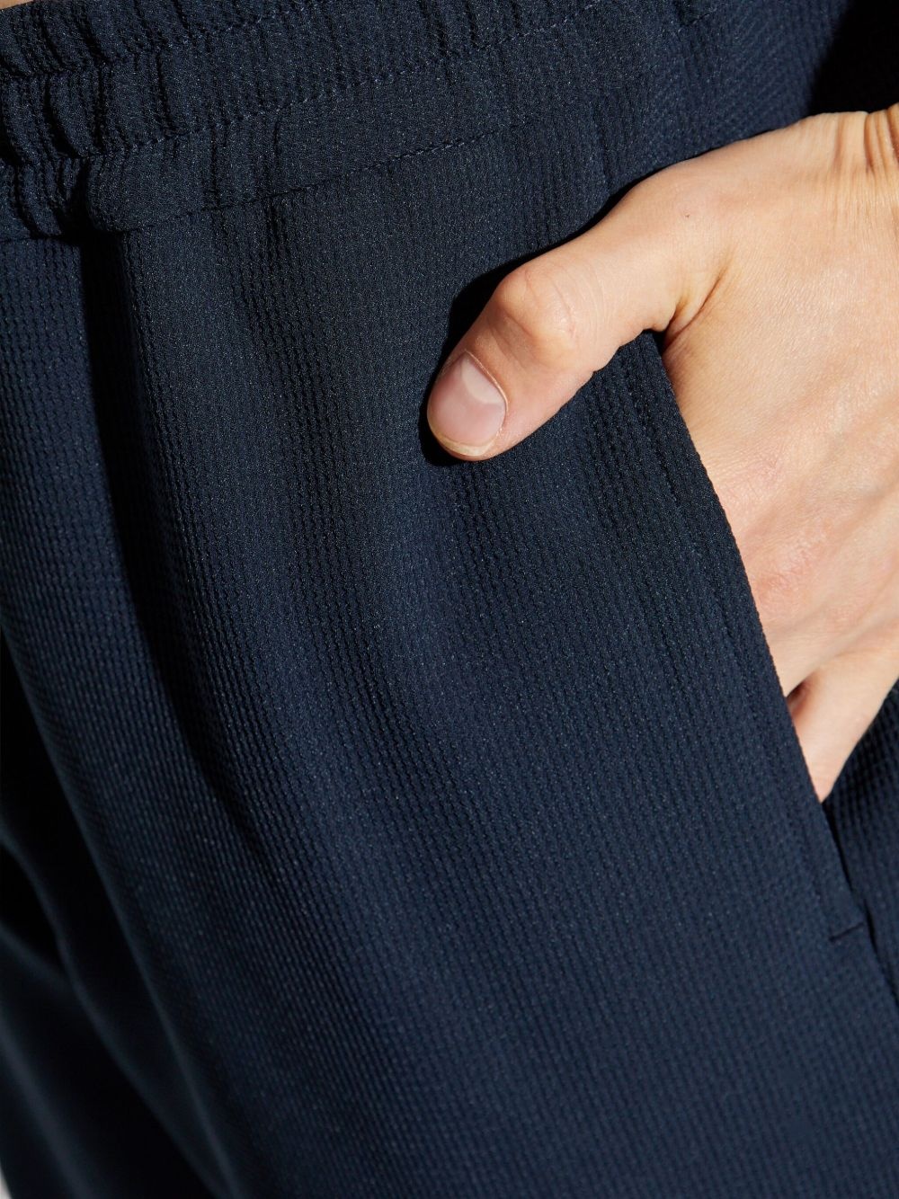 elasticated-waistband shorts - 5