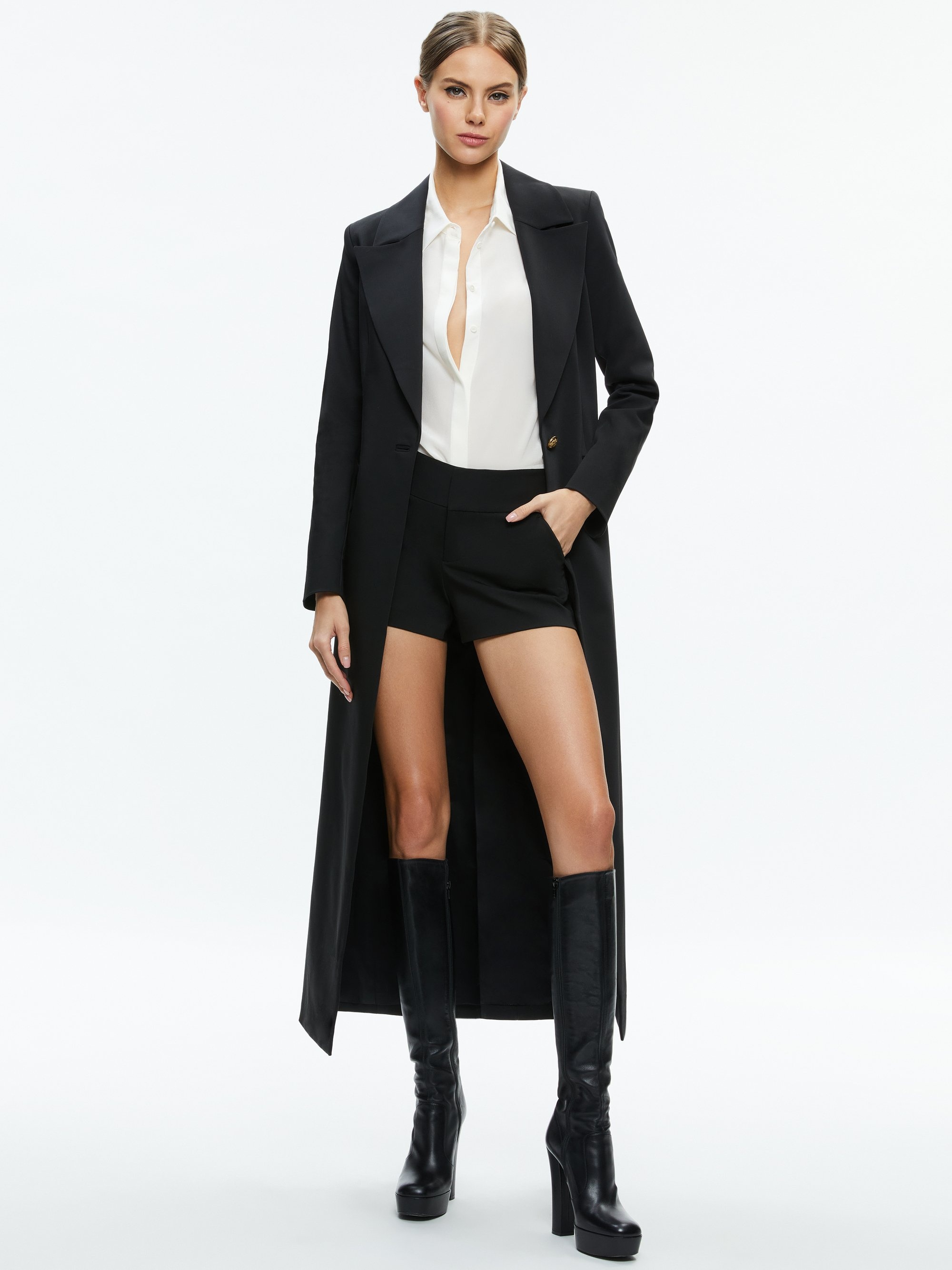 THEO NOTCH COLLAR COAT - 4