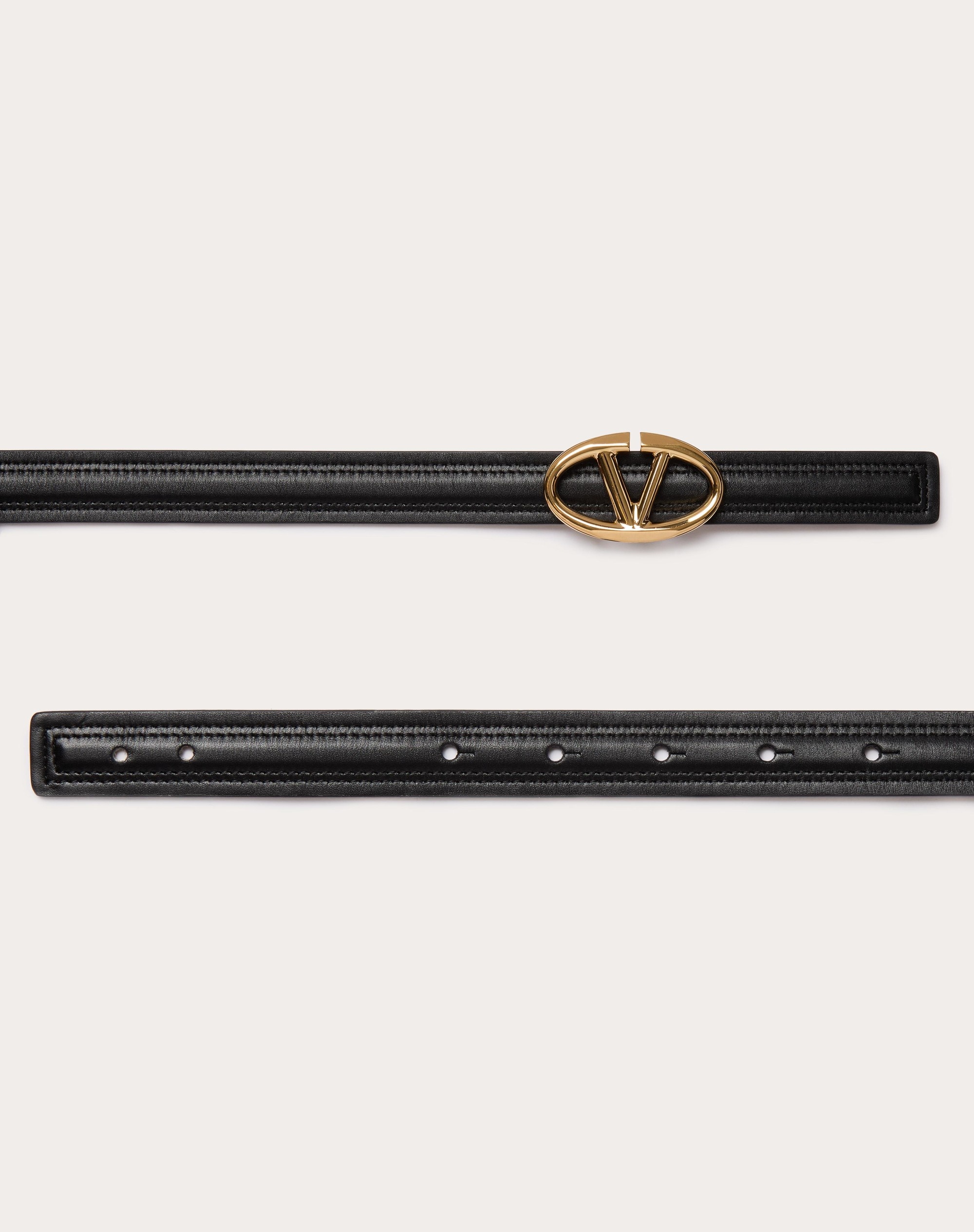 THE BOLD EDITION VLOGO SHINY CALFSKIN BELT 20 MM - 3