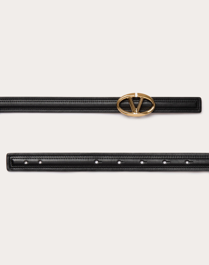 THE BOLD EDITION VLOGO SHINY CALFSKIN BELT 20 MM 3