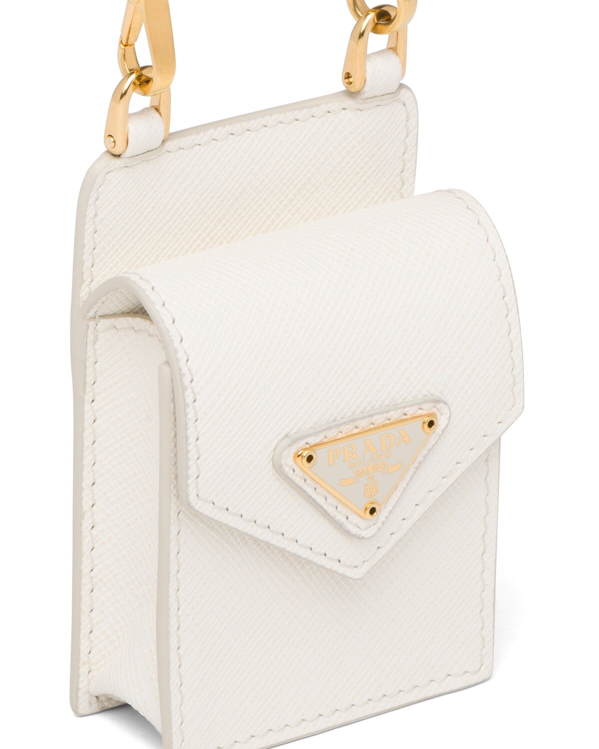 Saffiano leather earphone case - 3