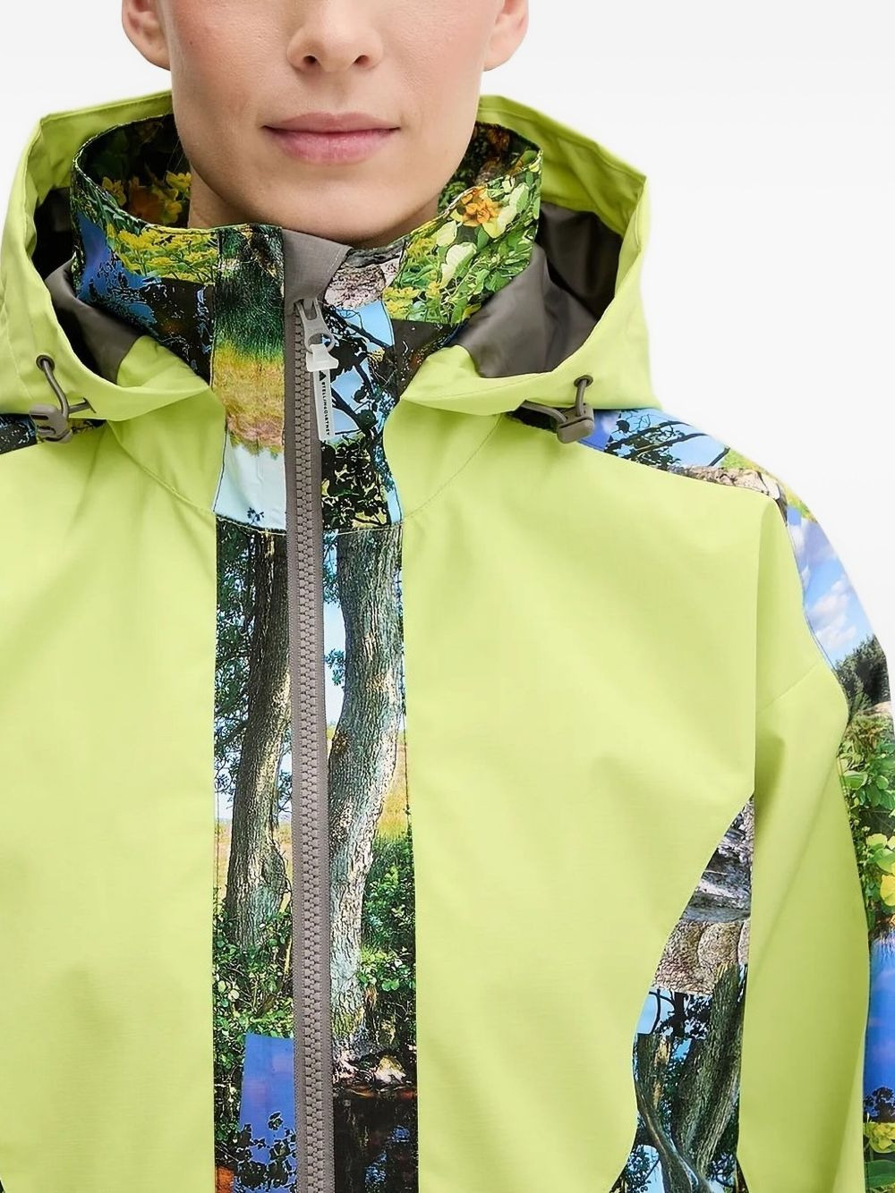 Truenature landscape-print hooded jacket - 3