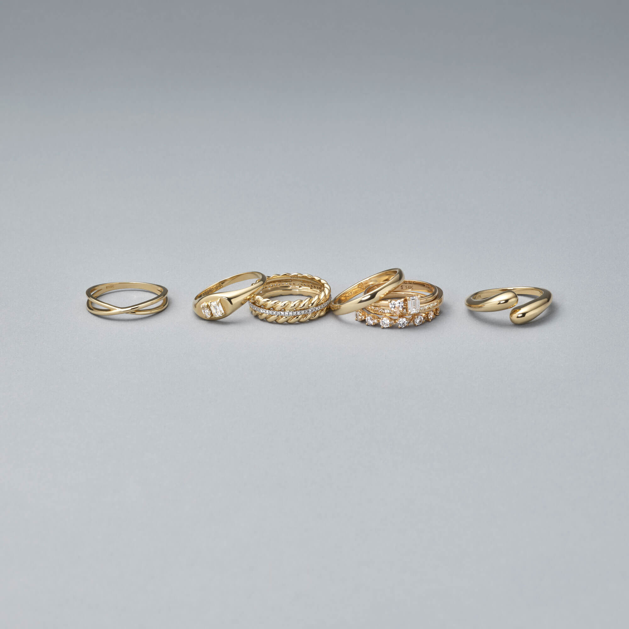 LAB-Created Diamond Soiree Signet - 11