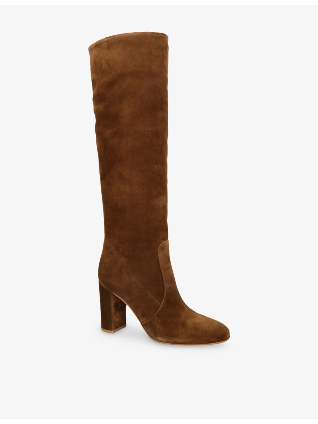 Glen 85 Heeled Suede Knee-High Boots - 3