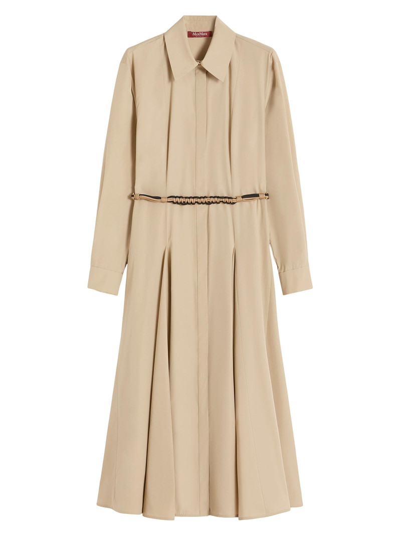 Women's Long Poplin Shirt Dress - Colonial 1