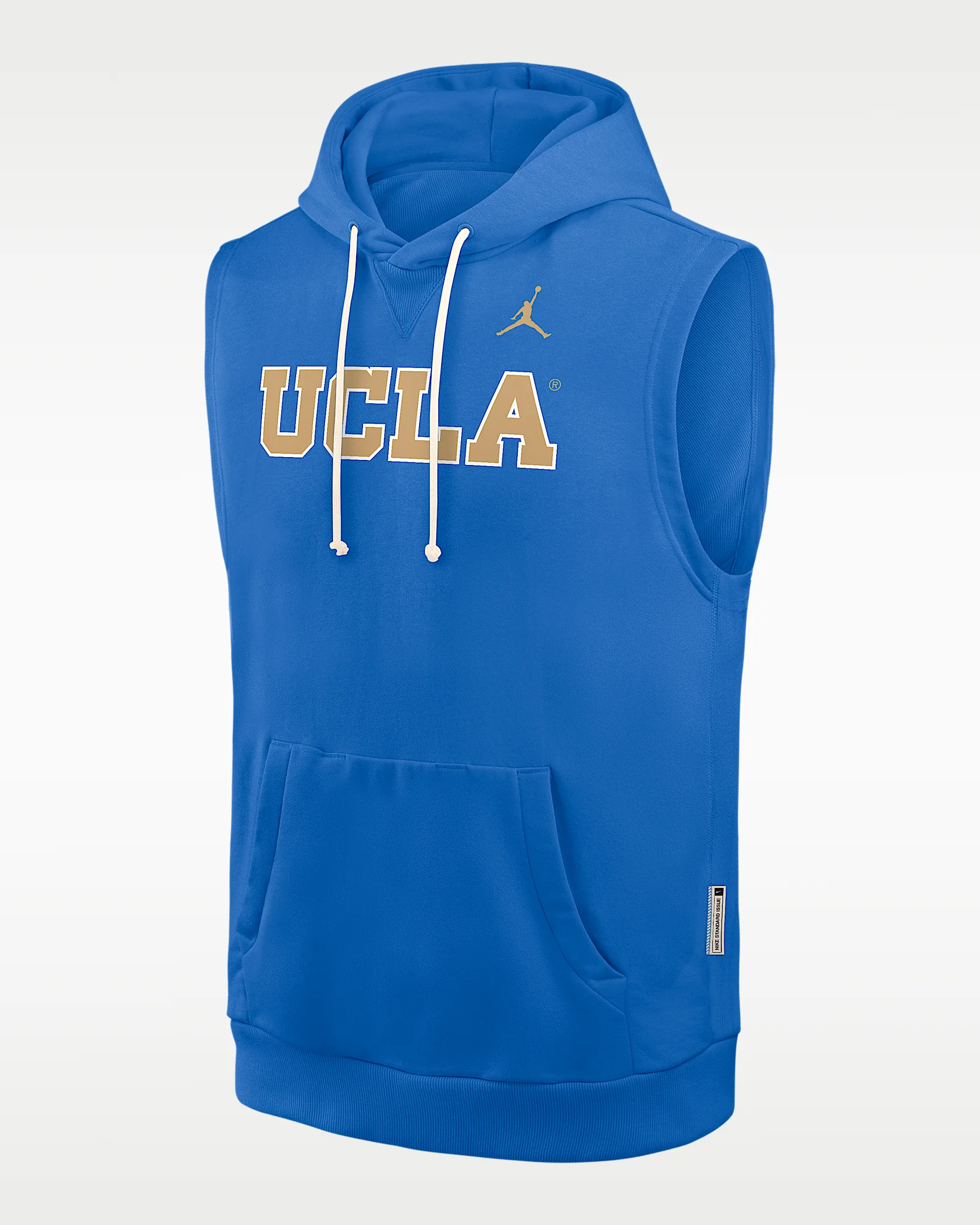 UCLA Sideline Men's Jordan Brand Dri-FIT College Sleeveless Pullover Hoodie - 1
