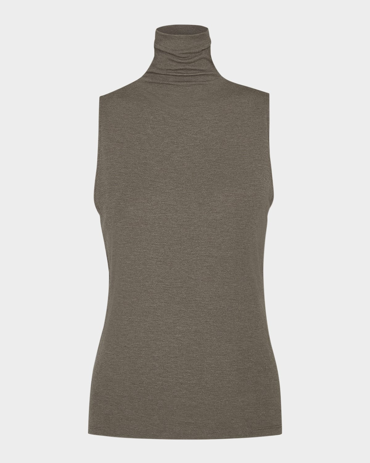 Sleeveless Turtleneck Top - 1