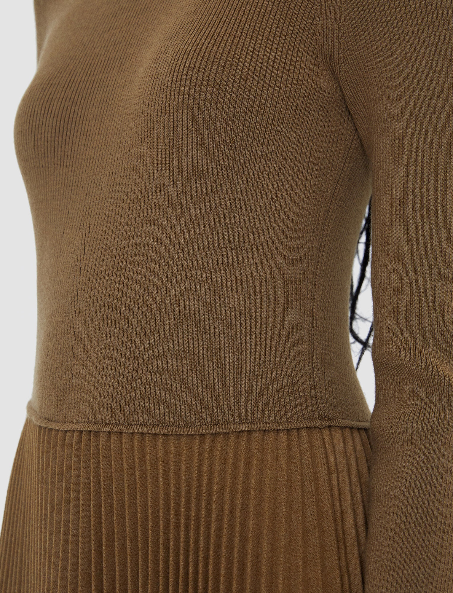 Pleated Flannel Deron Dress - 4