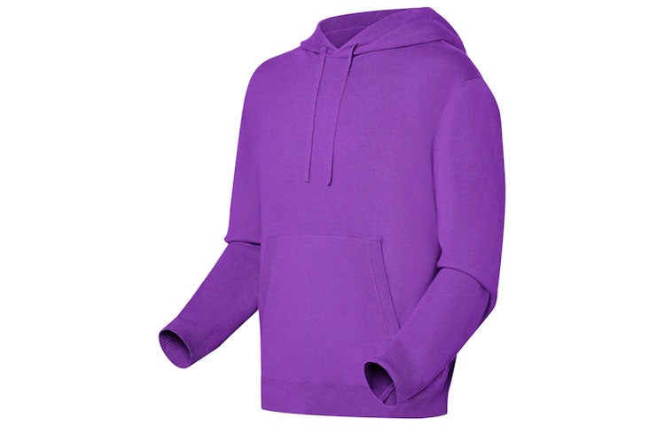 Men's LOUIS VUITTON FW21 Solid Color Logo Embossing Purple 1A9FR0 - 3