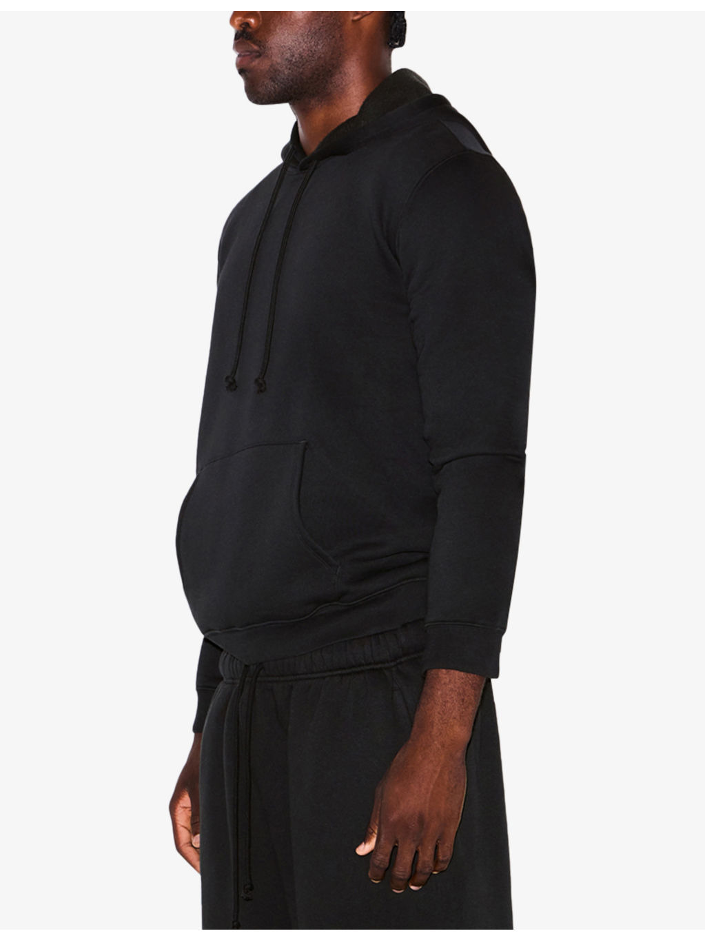 Pouch-Pocket Cotton-Blend Hoody - 4