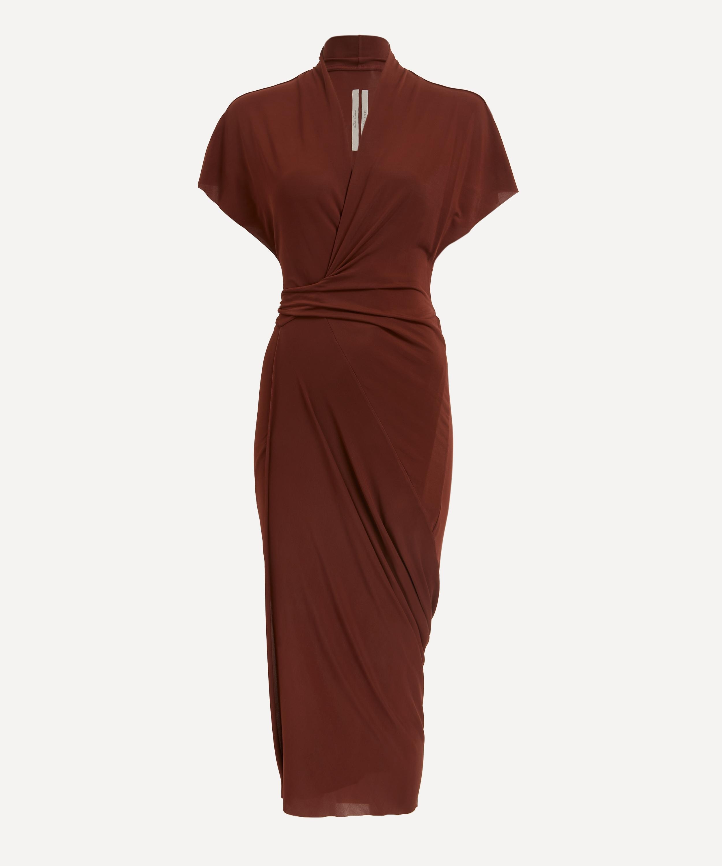 Henna Wrap-Around Stretch Jersey Dress - 1