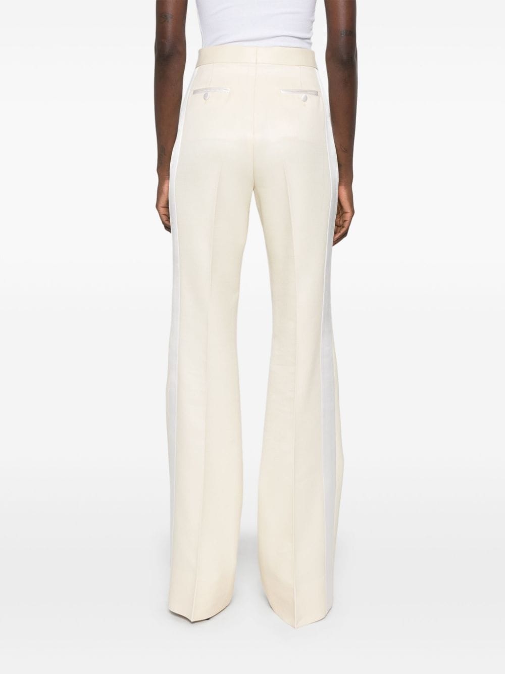 wide-leg tailored trousers - 4
