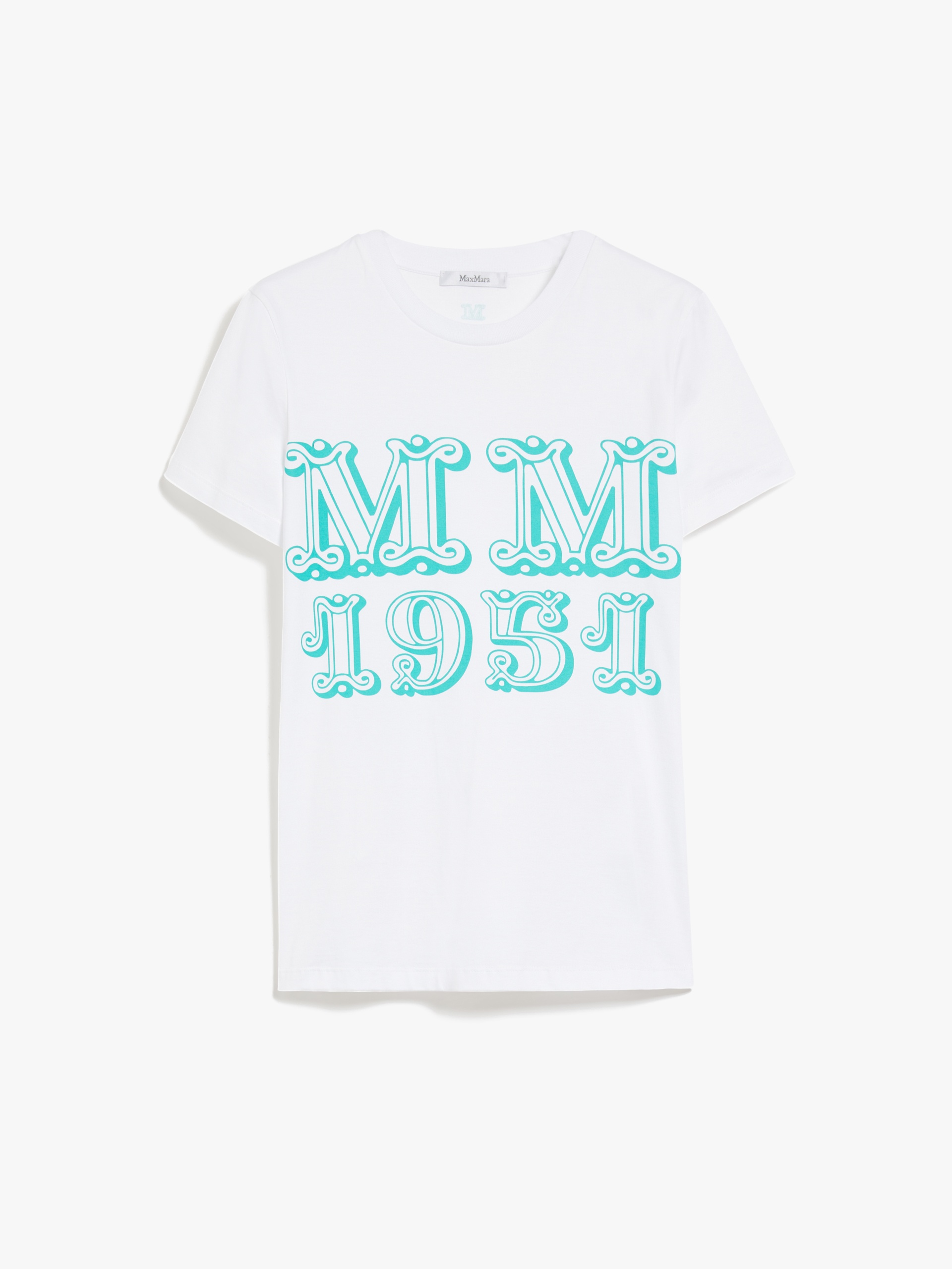 maxmara tシャツ mincio Max Mara MINCIO Printed cotton T-shirt | REVERSIBLE
