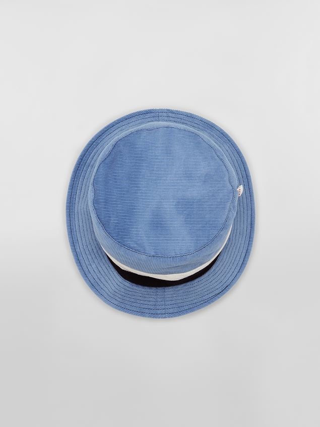 FISHERMAN HAT IN COTTON AND VELVET - 1